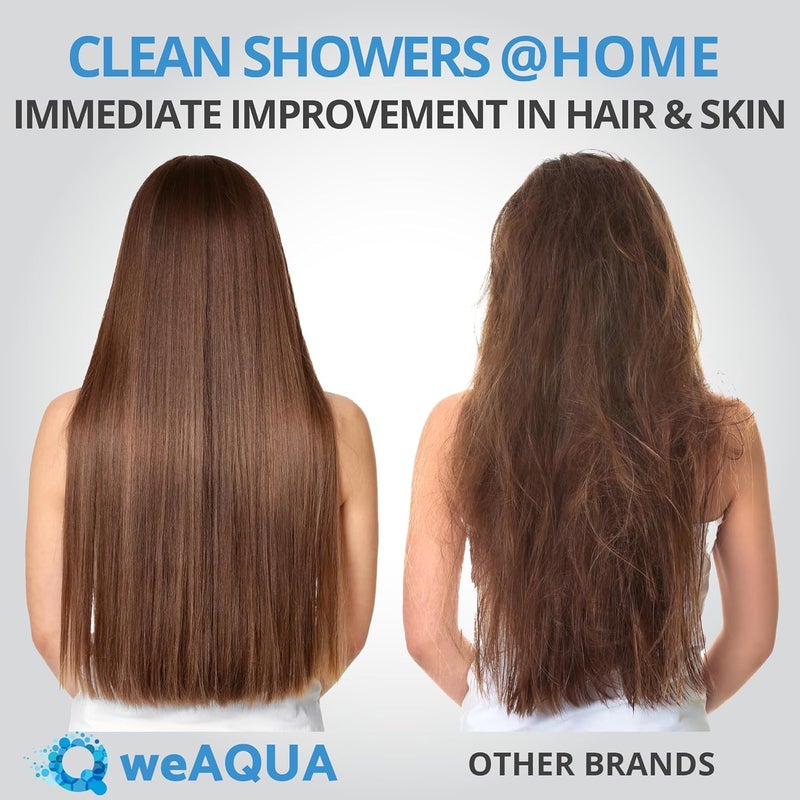 WeAQUA Heavy Duty NO BS Shower Filter - 99% Removal for Hard Water  Chlorine  Fluoride  Heavy Metals  Micro-life  Organics and More - Image 5